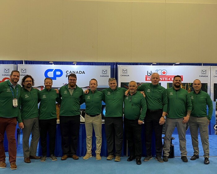 Pictured from left to right: Sean Taylor, Jason Collins, Steve Philpott, Greg Principi, Adrian Sloan, Steve Larose, Rui Melo, Randy Sweet, Brad Dunlop and Nicolas Lefebvre
