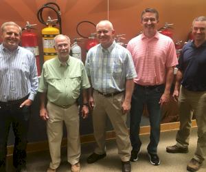 De gauche à droite : Rep. Danny Garrett , Sen. Jim McClendon, Rep. David Standridge, Sen. Shay Shelnutt, Jon Pollard