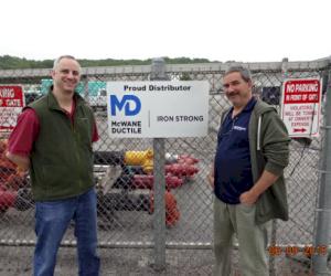 (Sur la photo de gauche à droite : Matt Nicholson et Dave Meschke)