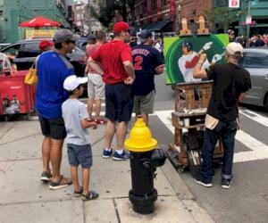 Poteau d’incendie M&H signalé près de Fenway Park