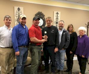 (Pictured from L-R: Tony Orlowski, Jeff Rasmussen, Cecil Payne, Mike Fulmer, Josh Gunning, Stacy Engle and Susan Roach)