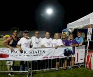 (Pictured from L-R:  Dave Johnson, Marion Terry, Brad Olson, Gary Wood, Robin Galbraith, Karen Tuckett, Meloney Stevens and Jessica Stones)