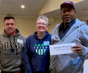 Sur la photo, de gauche à droite : Jose Sanchez, Rita Scott et George Williams)